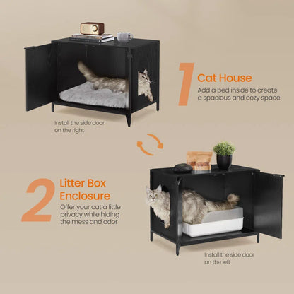 Modern Cat Litter Box Enclosure