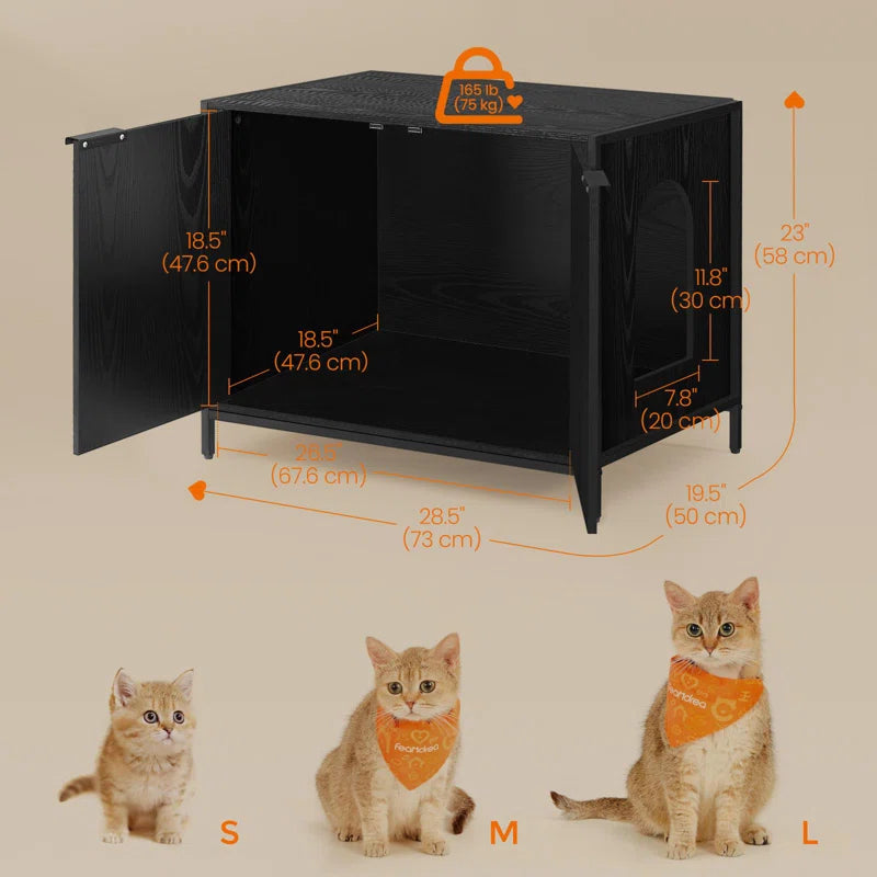 Modern Cat Litter Box Enclosure