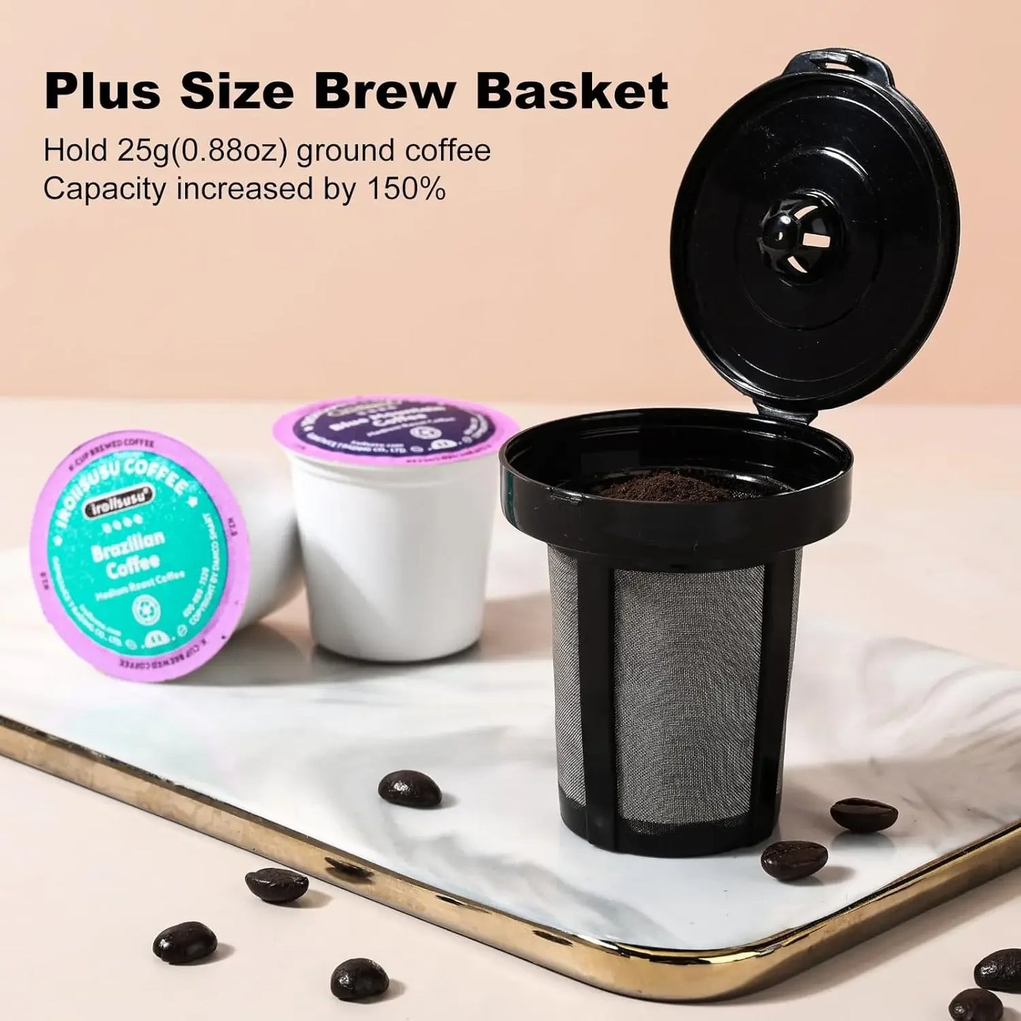 2-in-1 Single Serve Coffee Maker