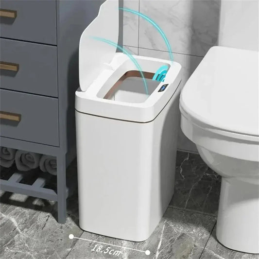 Smart Touchless Bathroom Trash Can